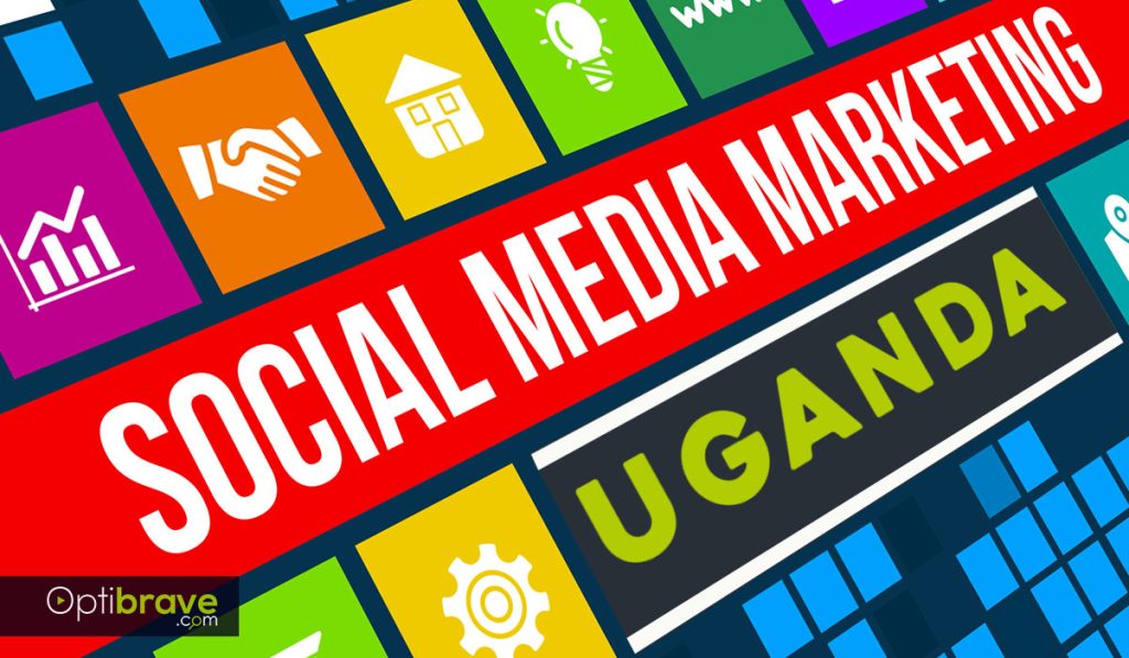 Social media advertising in Kampala.